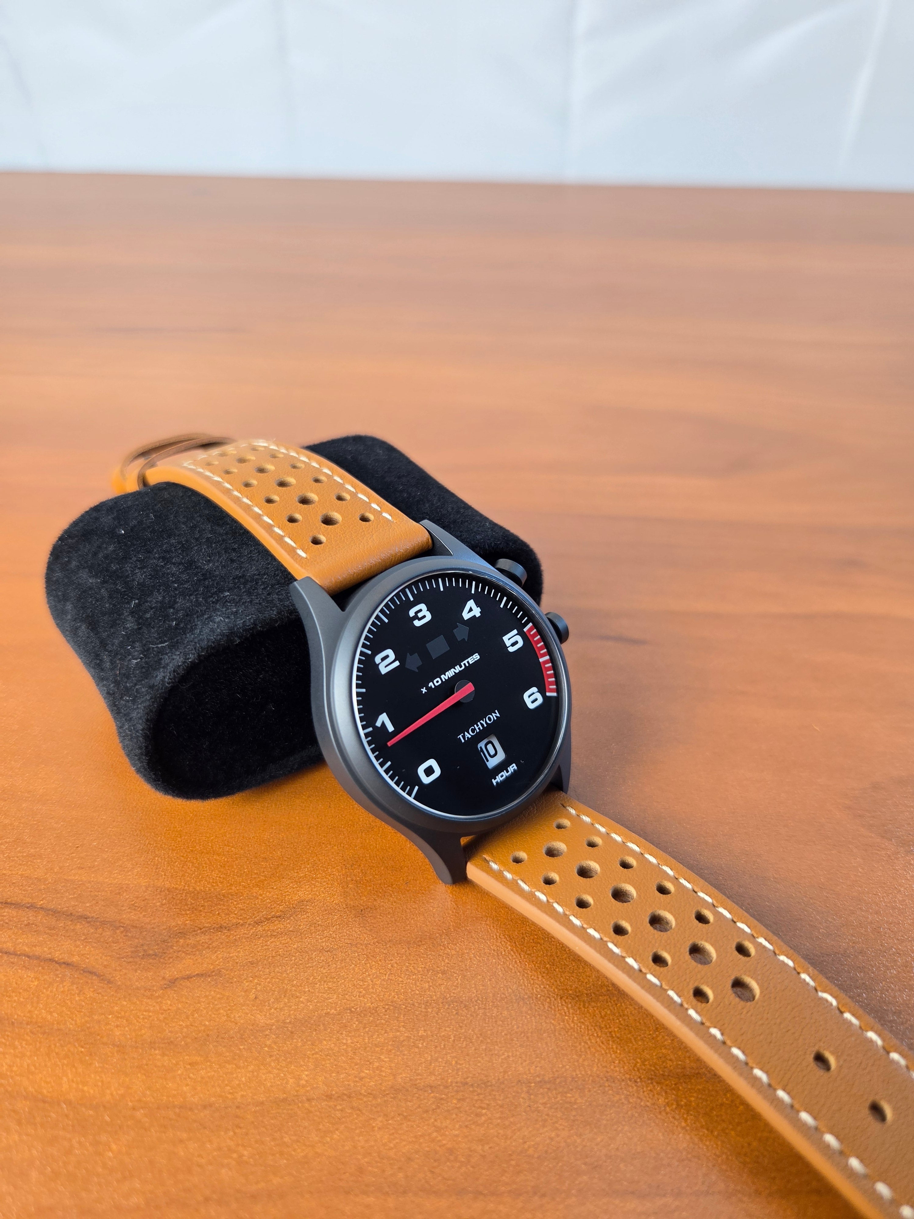 Tachyon "Classic" Watch - Brown Strap